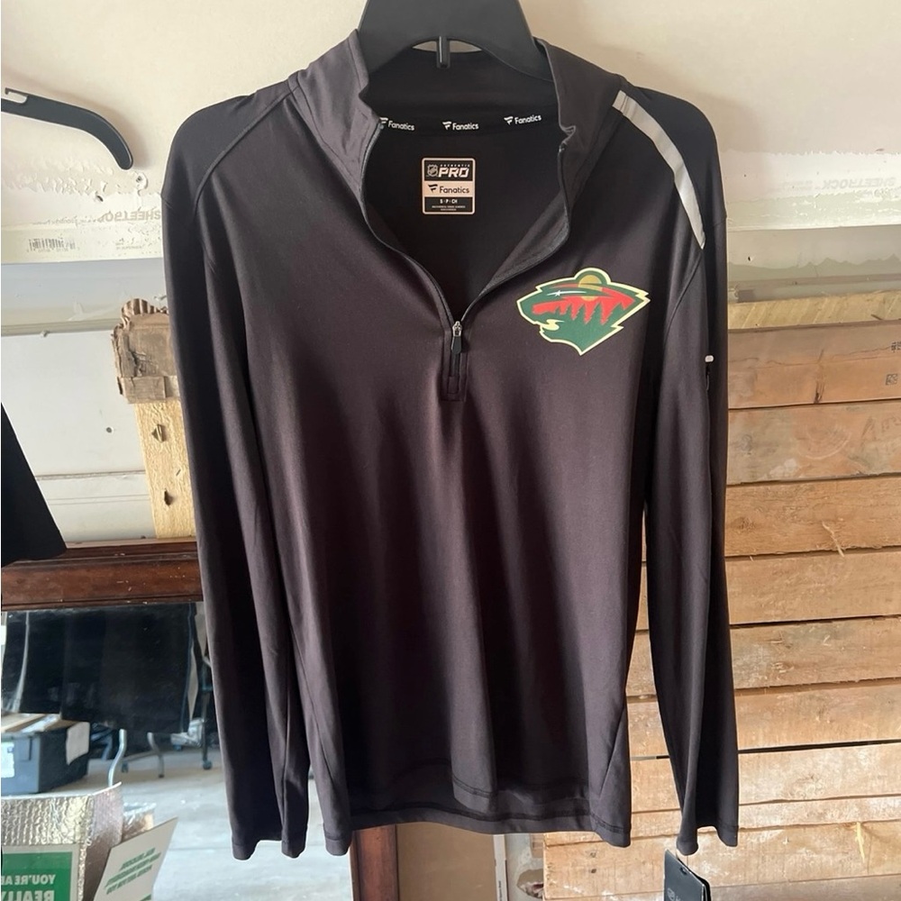 Minnesota Wild quarter zip jacket